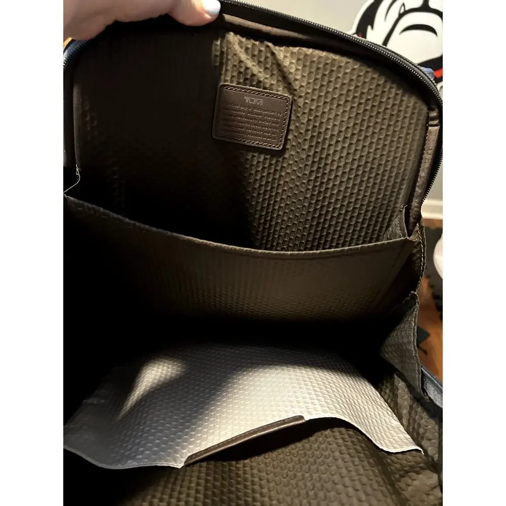 Tumi Alpha Bravo Backpack Grey Brown